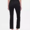 Jeans med høy midje og utvidet ben