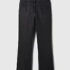 Jeans med høy midje og utvidet ben