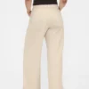 Jeans med høy midje og vid benbredde