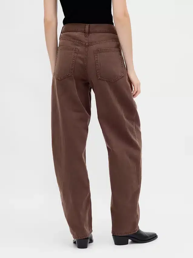Jeans med høy midje, ultramyk og krysset snitt