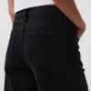 Jeans med høy midje, vid benvidde og ankelengde