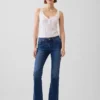 Jeans med lav midje, lange og smale