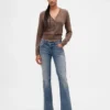Jeans med lav midje, lange og smale
