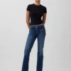 Jeans med lav midje, lange og smale