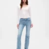 Jeans med lav midje, lange og smale