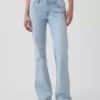Jeans med lav midje, lange og smale
