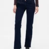 Jeans med lav midje, lange og smale