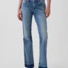 Jeans med lav midje, lange og smale