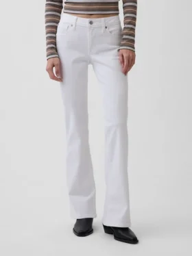 Jeans med lav midje, lange og smale