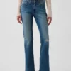 Jeans med lav midje, lange og smale