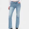Jeans med lav midje, lange og smale