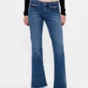 Jeans med lav midje, lange og smale