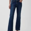 Jeans med lav midje, lange og smale