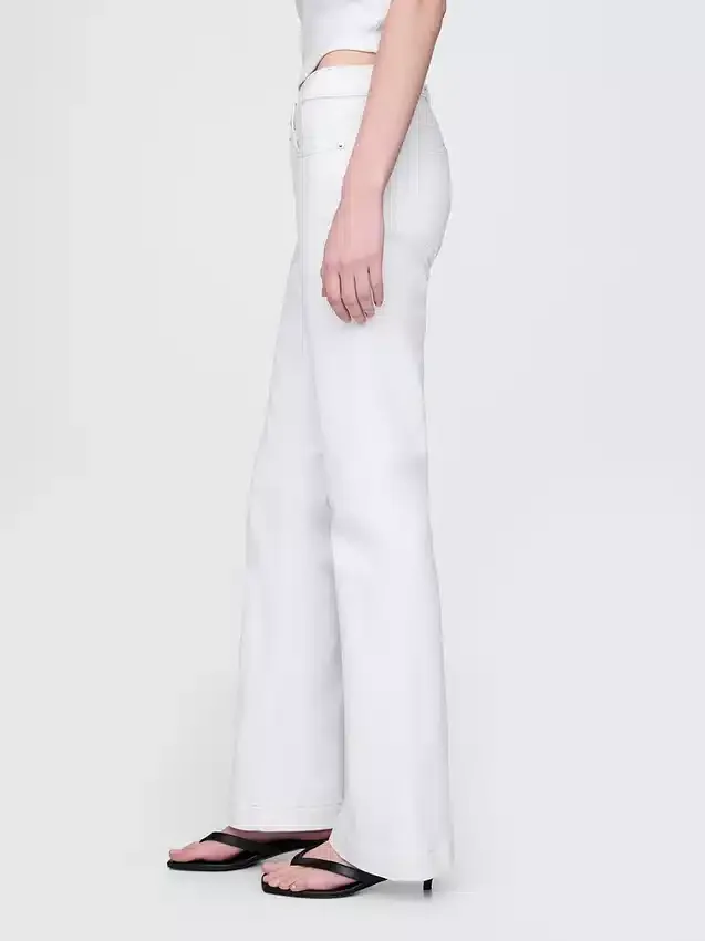 Jeans med lav midje, lange og smale