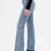 Jeans med lav midje, lange og smale