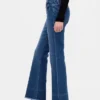 Jeans med lav midje, lange og smale
