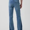 Jeans med lav midje, lange og smale