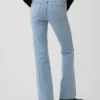 Jeans med lav midje, lange og smale