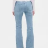 Jeans med lav midje, lange og smale