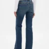 Jeans med lav midje, lange og smale