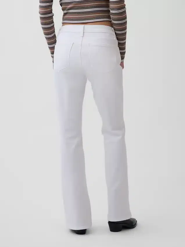 Jeans med lav midje, lange og smale