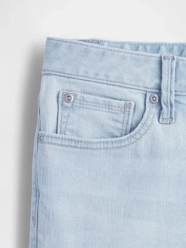 Jeans med lav midje, lange og smale