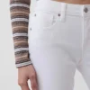 Jeans med lav midje, lange og smale