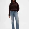 Jeans med lav midje, lange og smale
