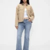 Jeans med lav midje, lange og smale