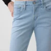 Jeans med lav midje, lange og smale