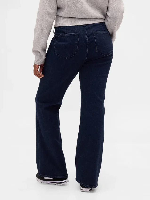 Jeans med lav midje, lange og smale