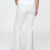 Jeans med lav midje, lange og smale