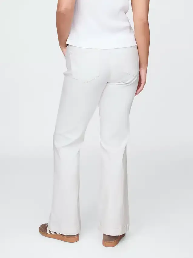Jeans med lav midje, lange og smale
