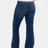 Jeans med lav midje, lange og smale