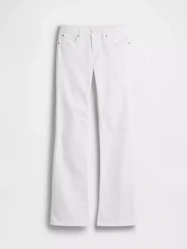 Jeans med lav midje, lange og smale