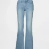 Jeans med lav midje, lange og smale