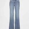 Jeans med lav midje, lange og smale