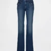 Jeans med lav midje, lange og smale