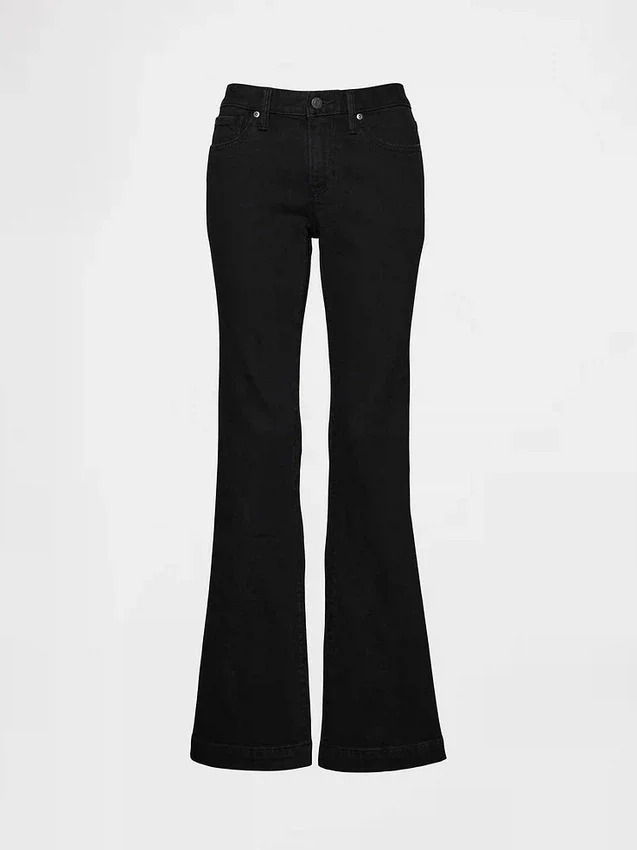 Jeans med lav midje, lange og smale