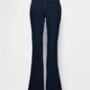 Jeans med lav midje, lange og smale