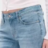 Jeans med lav midje, lange og smale