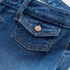 Jeans med lav midje, lange og smale