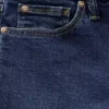 Jeans med lav midje, lange og smale