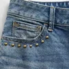 Jeans med lav midje, lange og smale