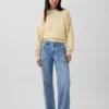 Jeans med lav midje og løs passform i 90-tallsstil