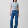 Jeans med lav midje og løs passform i 90-tallsstil