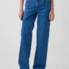 Jeans med lav midje og løs passform i 90-tallsstil
