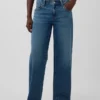 Jeans med lav midje og løs passform i 90-tallsstil