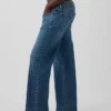 Jeans med lav midje og løs passform i 90-tallsstil