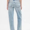 Jeans med lav midje og løs passform i 90-tallsstil